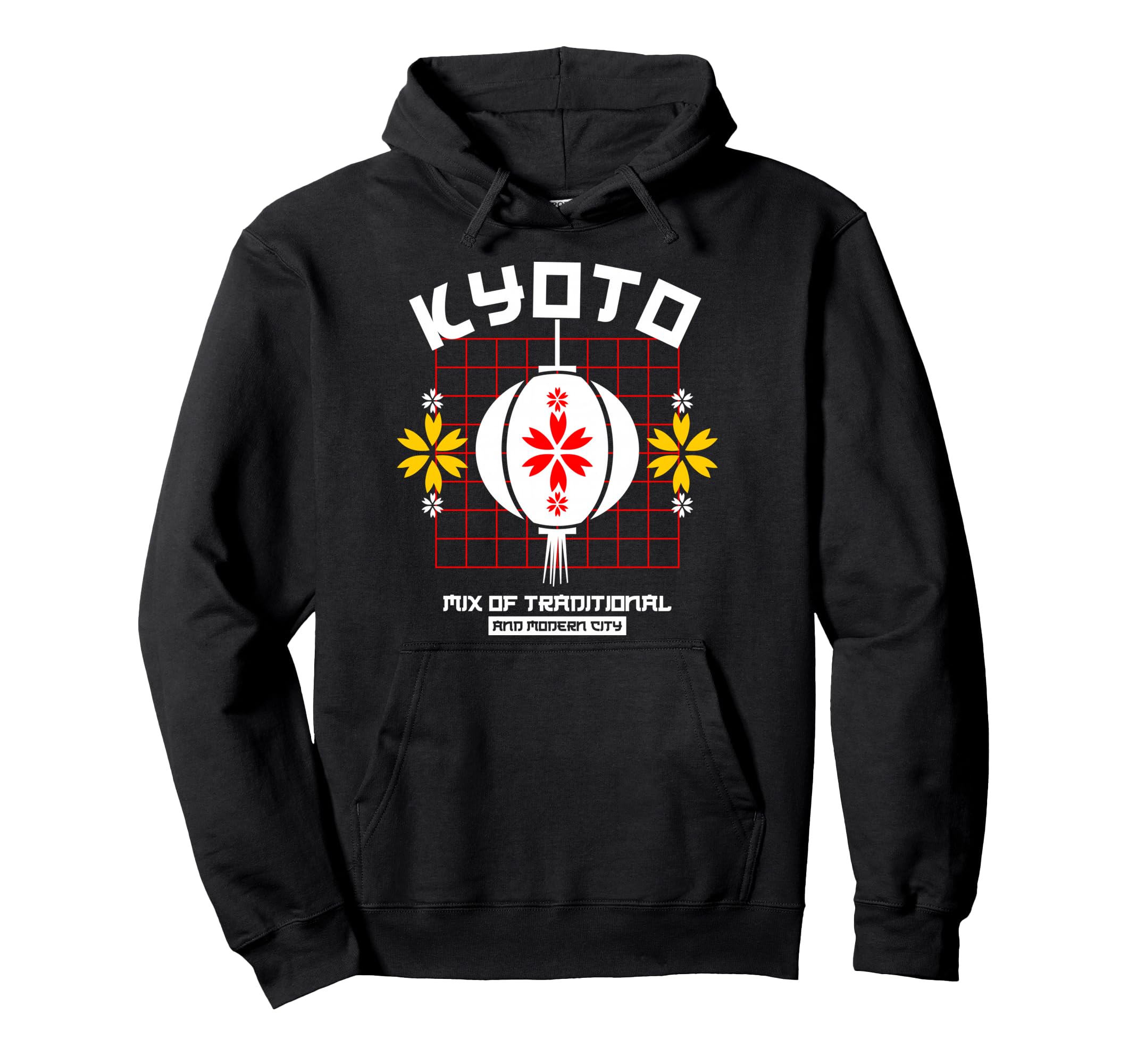 Kyoto Modern City Japan Anime Hoodie - Streetwear Style Men Women - T-Shirt, Sweatshirt, Hoodie