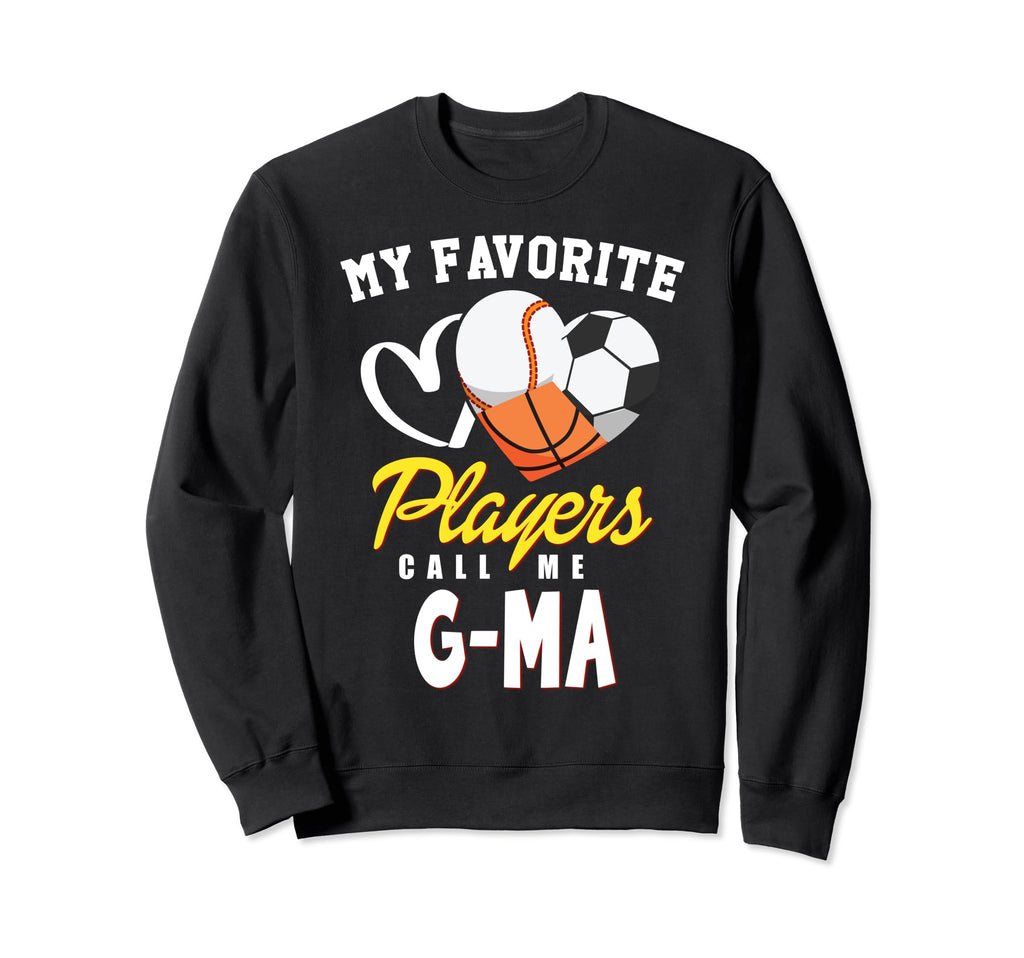 My Favorite Players Baseball Soccer Sweatshirt - Novelty Apparel Unisex - T-Shirt, Sweatshirt, Hoodie