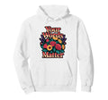 Your Words Matter Flower Hoodie - Minimalist Print for Adults - T-Shirt, Sweatshirt, Hoodie
