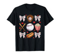 Baseball Mom Coquette Mothers Day T-Shirt - Streetwear Style for Adults - T-Shirt, Sweatshirt, Hoodie