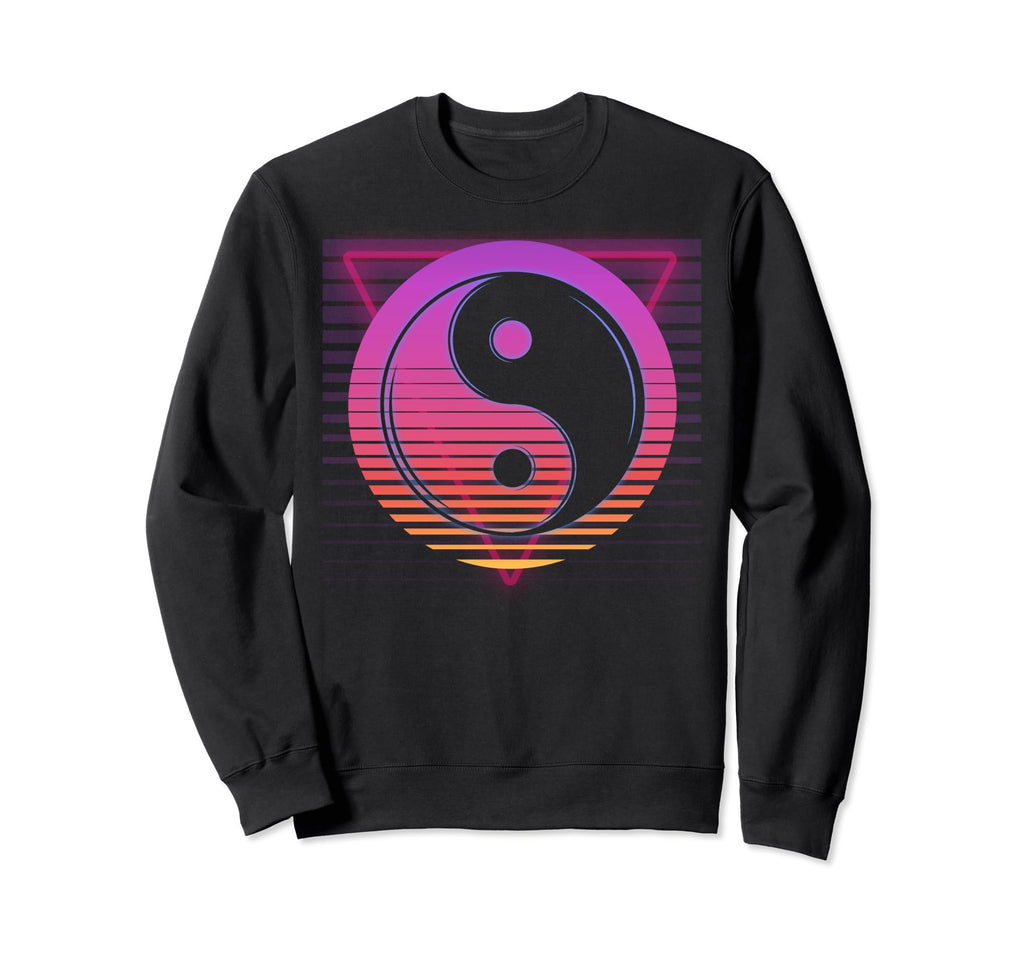 Yin And Yang Symbol Circle Sweatshirt - Novelty Apparel Men Women - T-Shirt, Sweatshirt, Hoodie