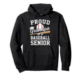 Proud Grandpa 2026 Senior Baseball Graduation Hoodie - Graphic Print Unisex - T-Shirt, Sweatshirt, Hoodie