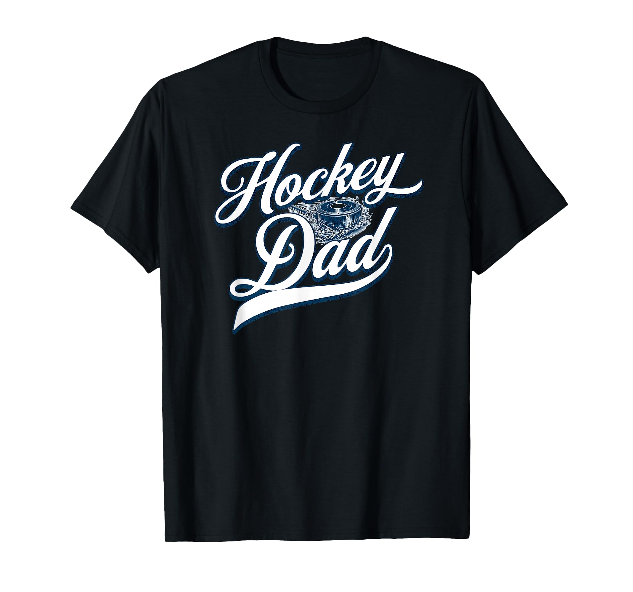 Hockey Dad American Ice Hockey Game T-Shirt - Minimalist Print for Adults - T-Shirt, Sweatshirt, Hoodie