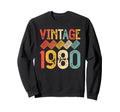 1980 Birthyear Birthday Cassette Sweatshirt - Custom Art Print Men Women - T-Shirt, Sweatshirt, Hoodie