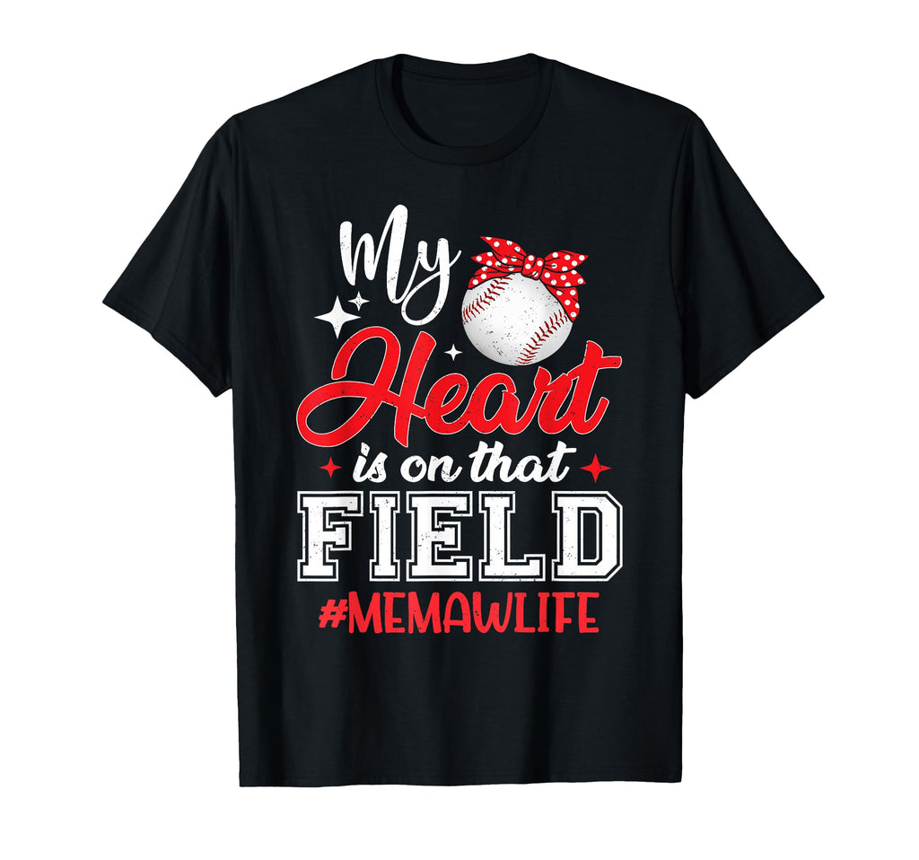 Family Matching Baseball My Heart Is Hoodie - Graphic Print for Adults - T-Shirt, Sweatshirt, Hoodie