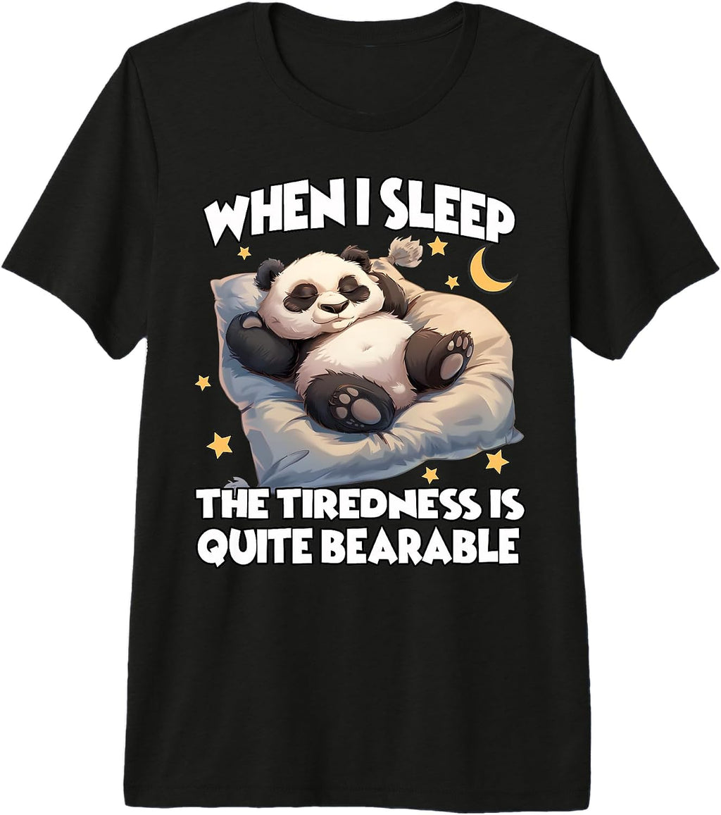 Panda pajamas nightgown lovers sleep - Adult & Kids T-Shirts, Sweatshirts & Hoodies apparel design preview 1
