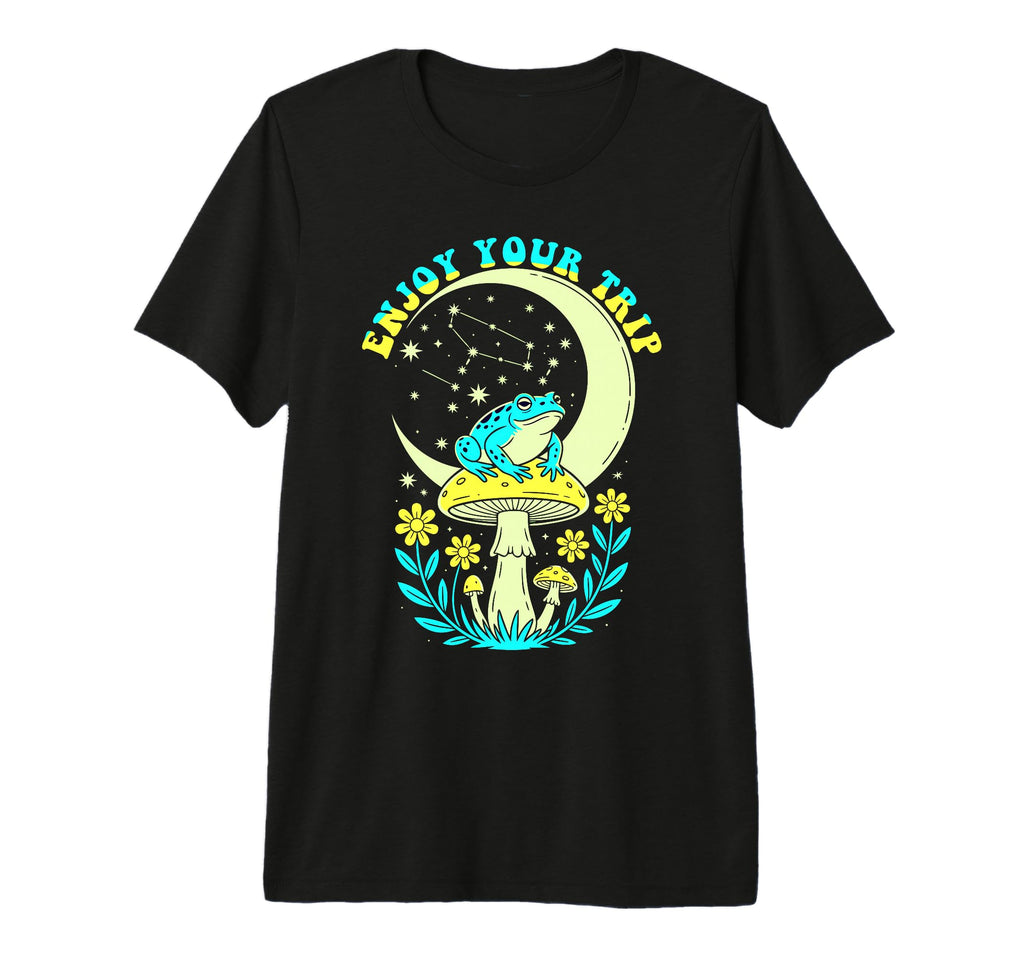 Enjoy Mushrooms Trip Psychedelic T-Shirt - Novelty Apparel Men Women - T-Shirt, Sweatshirt, Hoodie