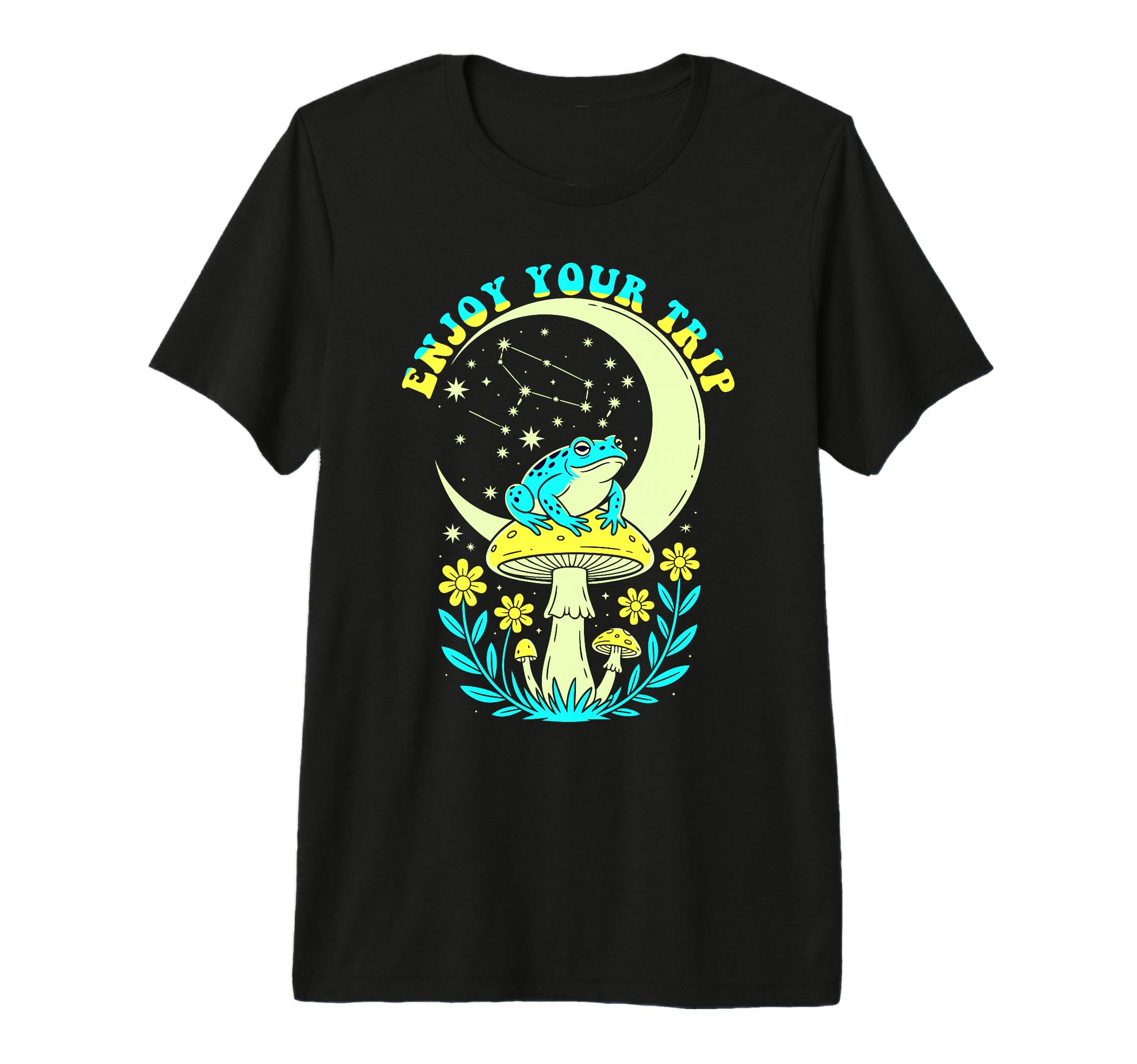 Enjoy Mushrooms Trip Psychedelic T-Shirt - Novelty Apparel Men Women - T-Shirt, Sweatshirt, Hoodie