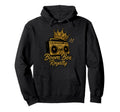 Boom Box Royalty 90S Y2K Gold Black Hoodie - Fun Novelty Design for Adults - T-Shirt, Sweatshirt, Hoodie