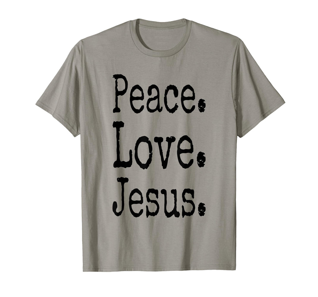 Peace Love Jesus T-Shirt - Aesthetic Graphic Men Women - T-Shirt, Sweatshirt, Hoodie