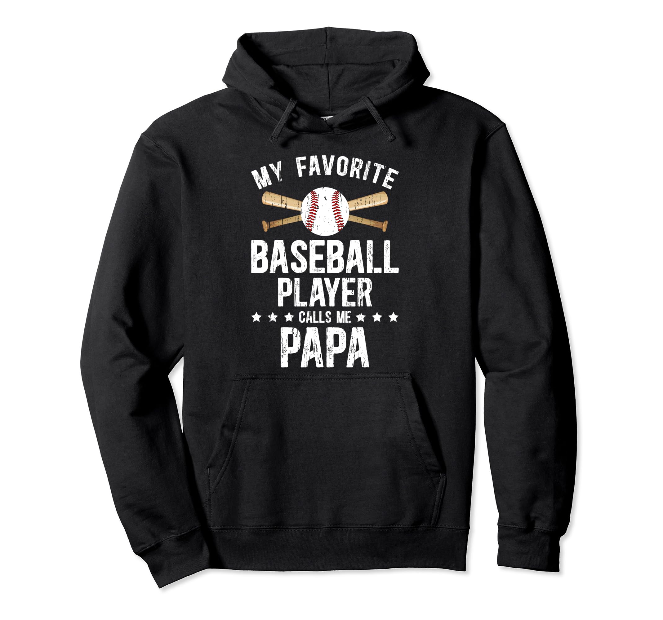 My Favorite Baseball Player Papa Baseball Hoodie - Trendy Graphic Unisex - T-Shirt, Sweatshirt, Hoodie