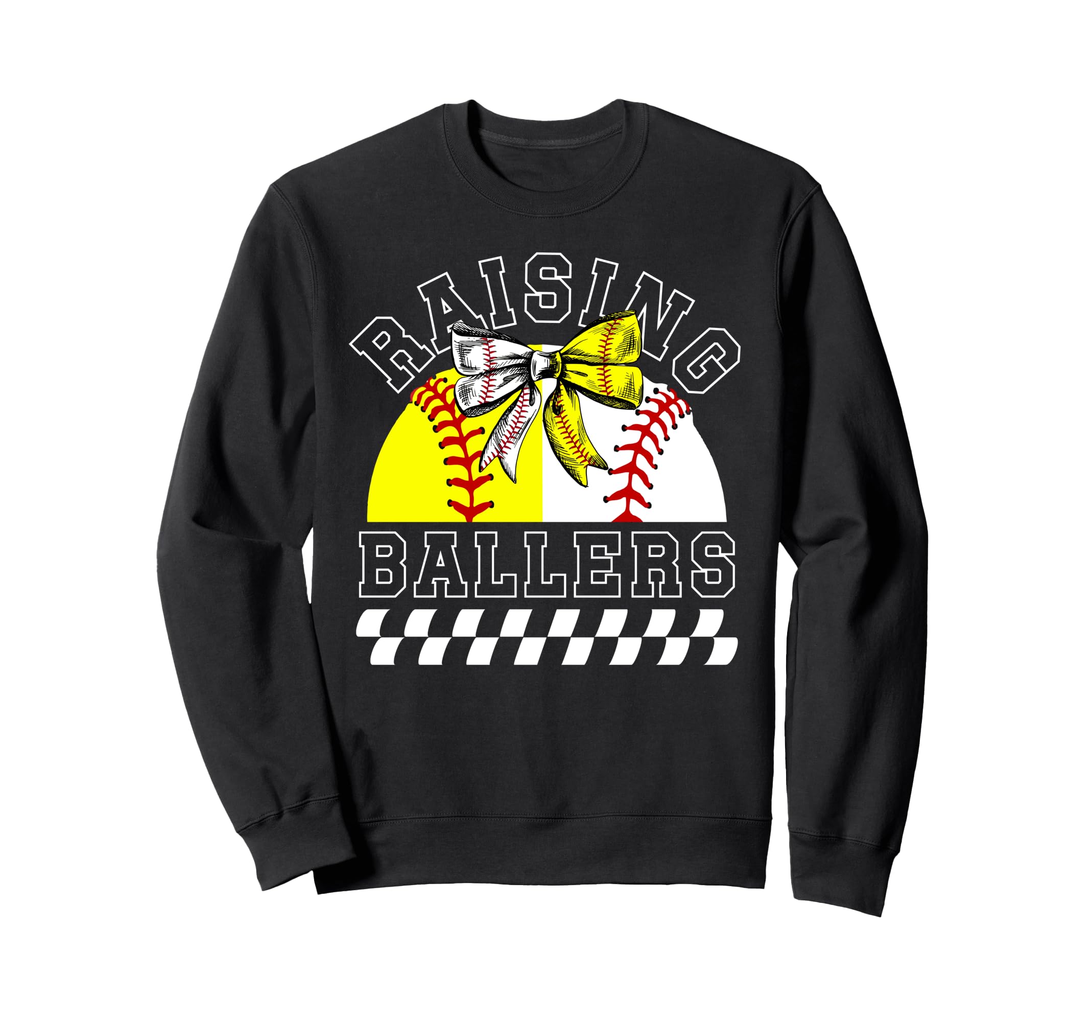 Raising Ballers Proud Baseball Sweatshirt - Novelty Apparel Unisex - T-Shirt, Sweatshirt, Hoodie