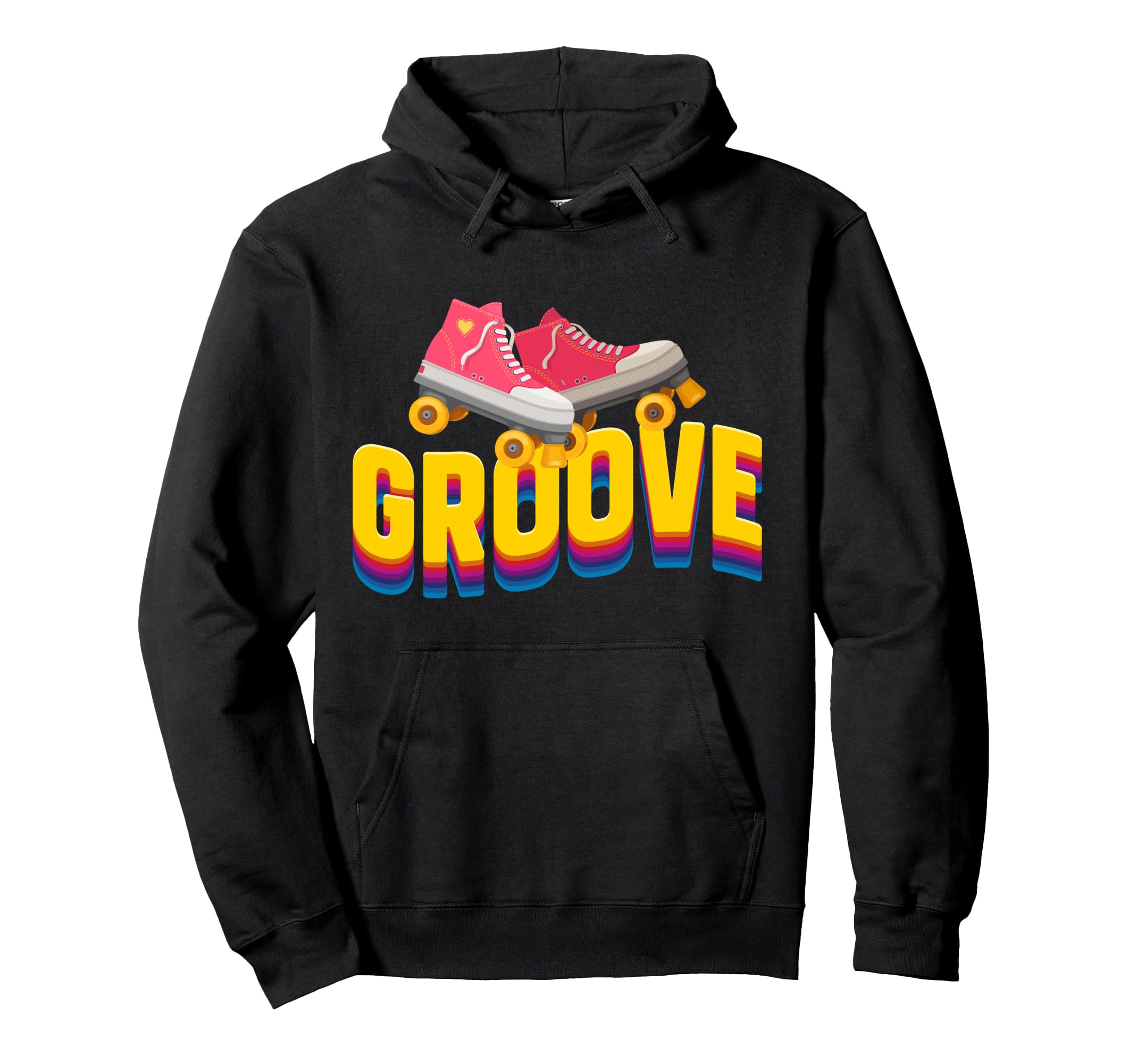 Roller Skating Skate 1970S Hoodie - Novelty Apparel Unisex - T-Shirt, Sweatshirt, Hoodie