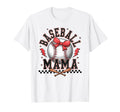 Baseball Coquette Bow Baseball Cheer Mom T-Shirt - Novelty Apparel Unisex - T-Shirt, Sweatshirt, Hoodie
