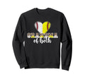 Grandma Both Heart Softball Sweatshirt - Casual Everyday Wear Men Women - T-Shirt, Sweatshirt, Hoodie
