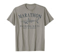 Marathon Florida Keys Shark Arched T-Shirt - Fun Novelty Design Unisex - T-Shirt, Sweatshirt, Hoodie