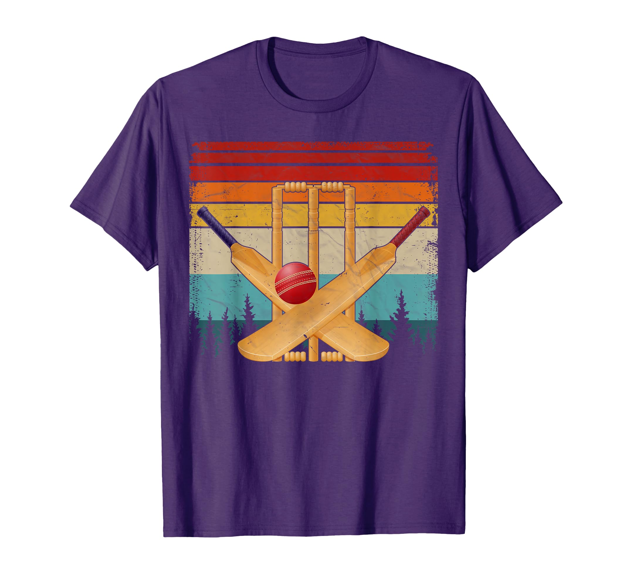 Cricket Sports Distressed Cricket T-Shirt - Novelty Apparel for Adults - T-Shirt, Sweatshirt, Hoodie