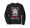 Baseball Pitcher Mama Life Mom Sweatshirt - Minimalist Print Men Women - T-Shirt, Sweatshirt, Hoodie