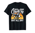 Cowboy Horse Western Riding Roping Sunset T-Shirt - Novelty Apparel Unisex - T-Shirt, Sweatshirt, Hoodie