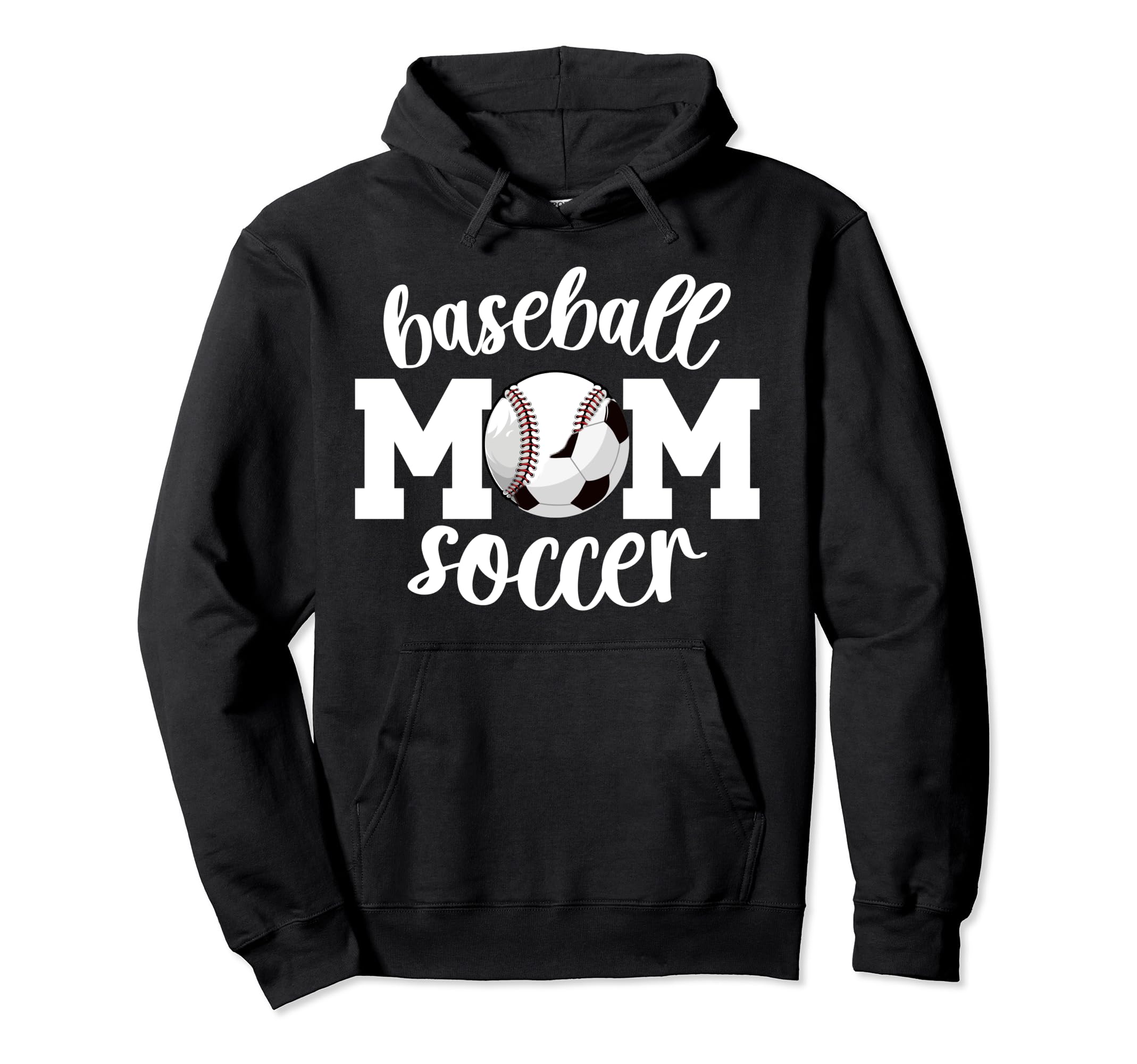 Soccer Baseball Mom Ballers Baseball Hoodie - Aesthetic Graphic Unisex - T-Shirt, Sweatshirt, Hoodie