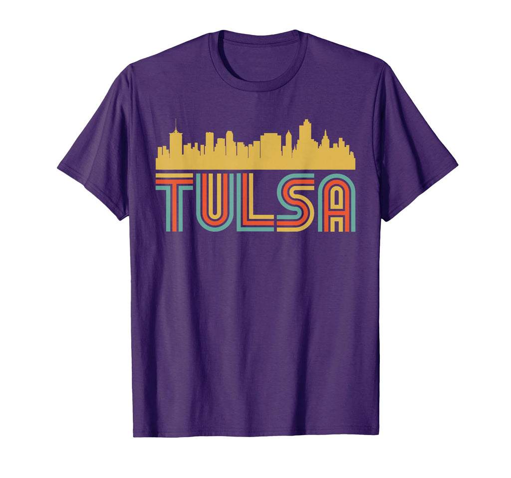 Tulsa Oklahoma Skyline T-Shirt - Custom Art Print Unisex - T-Shirt, Sweatshirt, Hoodie