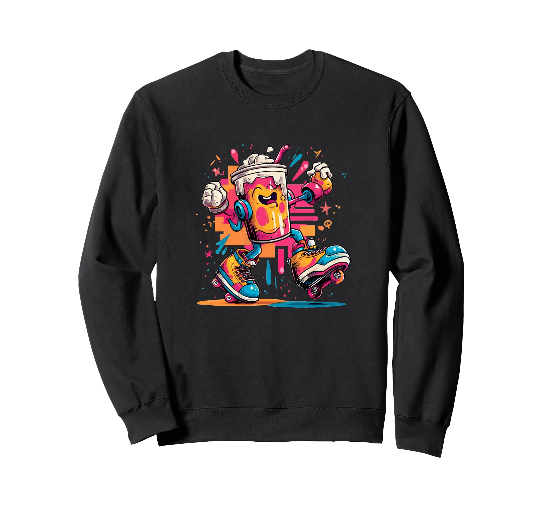 Pretty Colors And Disco Milkshake Sweatshirt - Aesthetic Graphic Men Women - T-Shirt, Sweatshirt, Hoodie