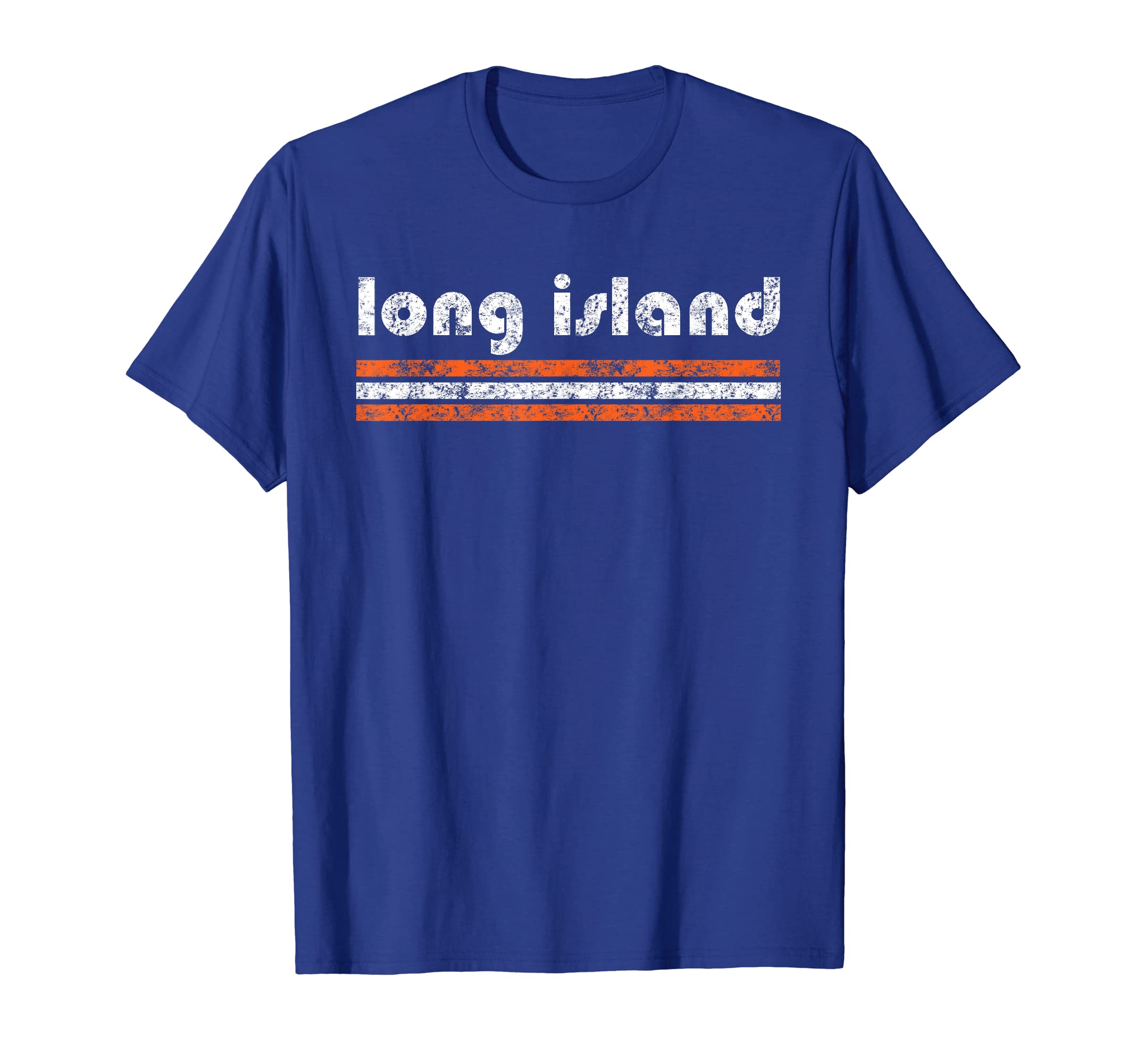 Long Island New York Three Stripe T-Shirt - Minimalist Print for Adults - T-Shirt, Sweatshirt, Hoodie