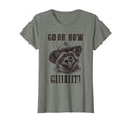 Cowboy Raccoon Go Now Git Western T-Shirt - Minimalist Print Men Women - T-Shirt, Sweatshirt, Hoodie