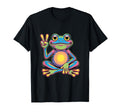 Tie Dye Frog Peace Sign Psychedelic T-Shirt - Novelty Apparel Men Women - T-Shirt, Sweatshirt, Hoodie