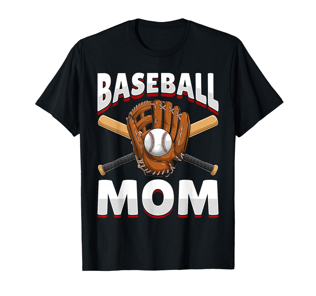 Baseball Baseball Mom T-Shirt - Custom Art Print for Adults - T-Shirt, Sweatshirt, Hoodie