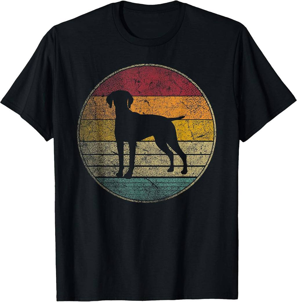 Vizsla Dog Pet Vintage Distressed Retro Style - Adult & Kids T-Shirts, Sweatshirts & Hoodies apparel design preview 1