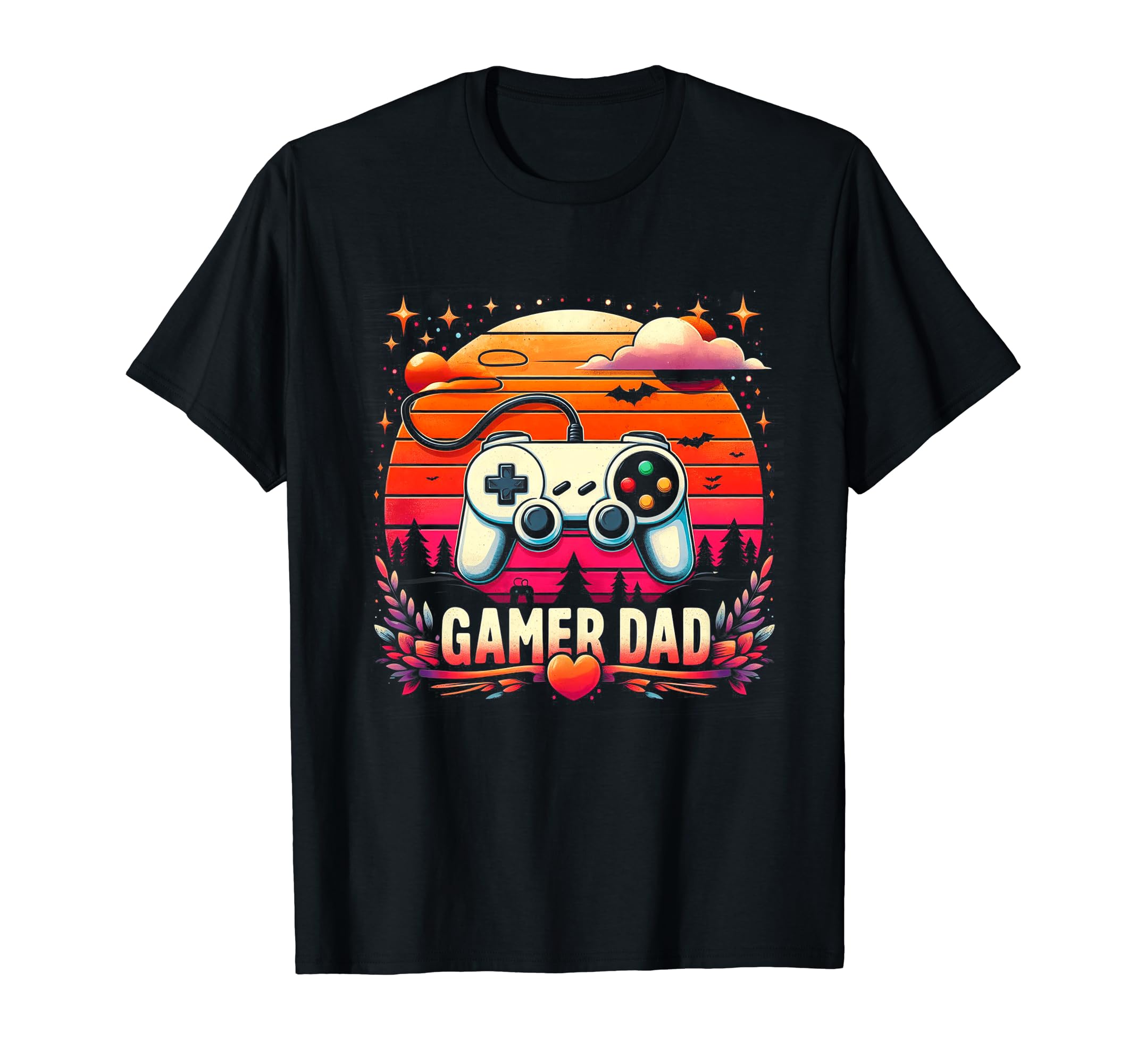 Gamer Dad Game Controller Gaming T-Shirt - Casual Everyday Wear Men Women - T-Shirt, Sweatshirt, Hoodie