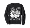 Photographer Capture Moment Camera Sweatshirt - Unique Graphic Men Women - T-Shirt, Sweatshirt, Hoodie