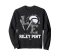 Distressed Baseball Love Riley Pint Sweatshirt - Graphic Print for Adults - T-Shirt, Sweatshirt, Hoodie