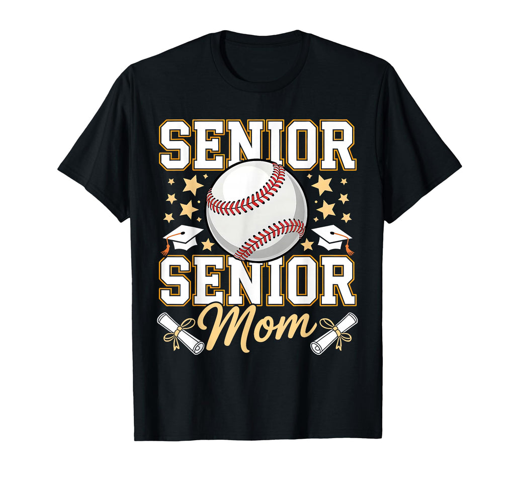 Senior Baseball Mom 2026 Funny Baseball T-Shirt - Streetwear Style Unisex - T-Shirt, Sweatshirt, Hoodie