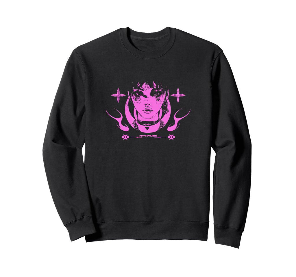 Y2K Attitude Bold Urban Sweatshirt - Casual Everyday Wear Men Women - T-Shirt, Sweatshirt, Hoodie