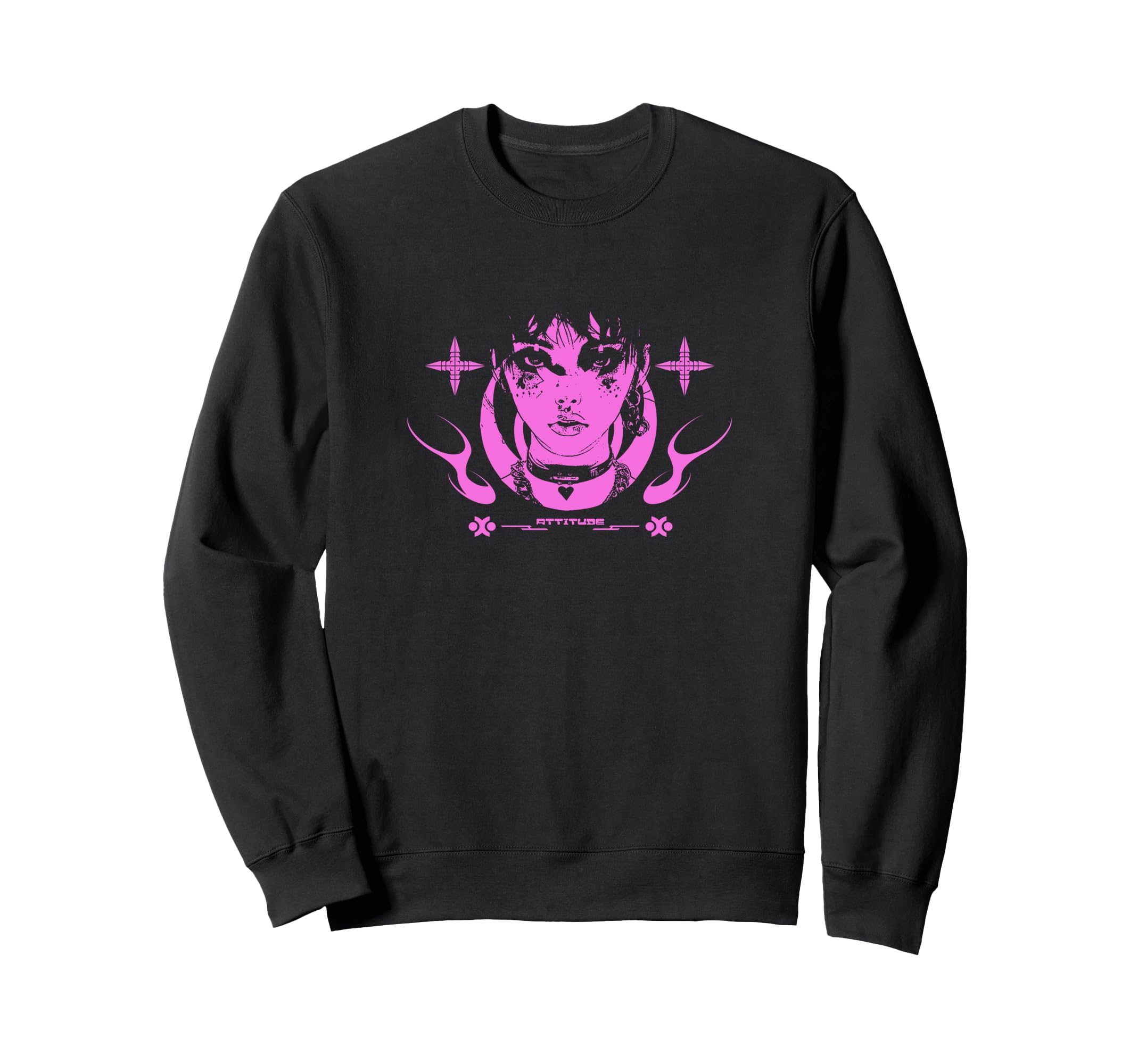 Y2K Attitude Bold Urban Sweatshirt - Casual Everyday Wear Men Women - T-Shirt, Sweatshirt, Hoodie