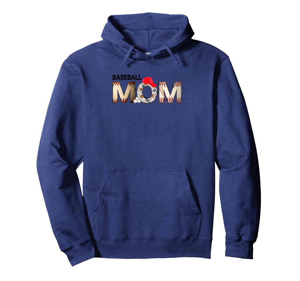 Baseball Mom Sports Enthusiast Hoodie - Casual Everyday Wear Men Women - T-Shirt, Sweatshirt, Hoodie