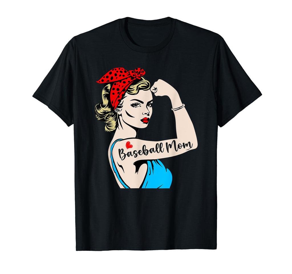 Baseball Mom Baseball Sport Lover T-Shirt - Minimalist Print Men Women - T-Shirt, Sweatshirt, Hoodie