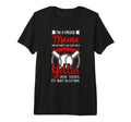 Proud Baseball Mom Softball Mama Tri T-Shirt - Minimalist Print Unisex - T-Shirt, Sweatshirt, Hoodie