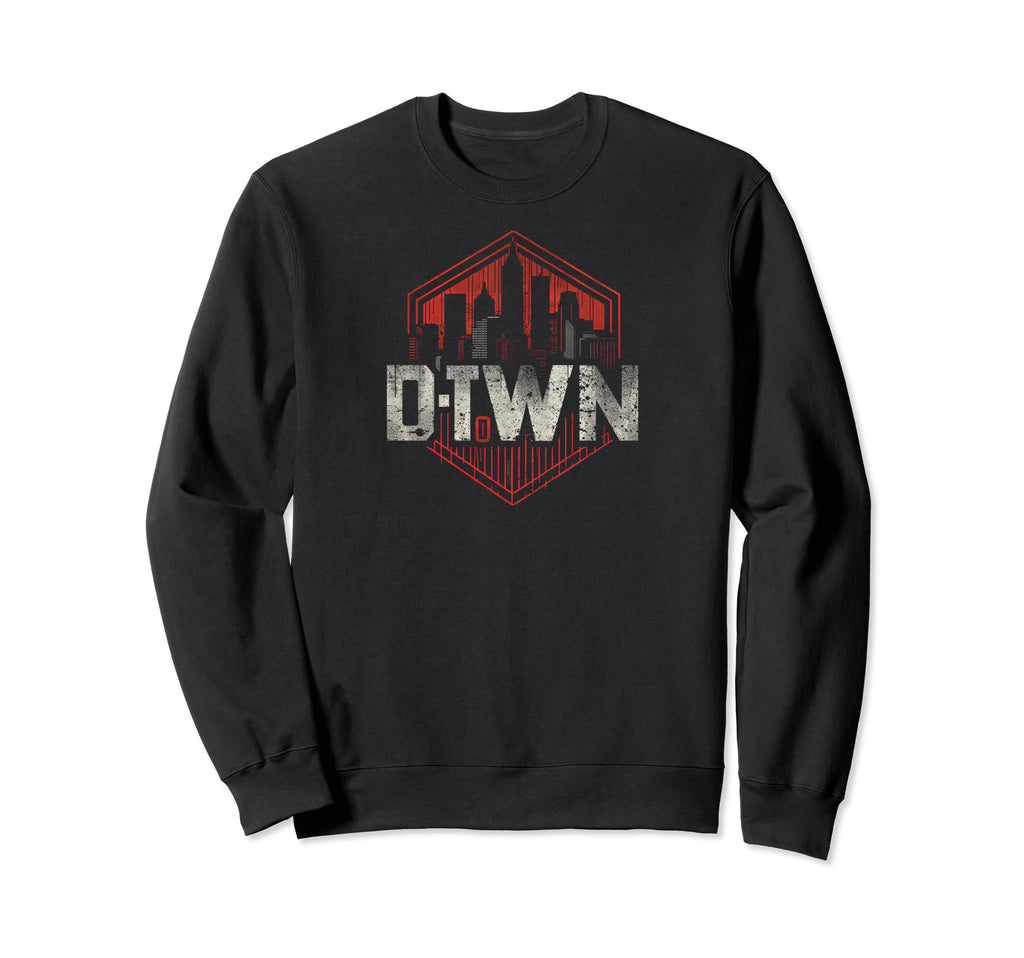 Dtown Grit 90S Grunge Urbandecay Sweatshirt - Fun Novelty Design Men Women - T-Shirt, Sweatshirt, Hoodie
