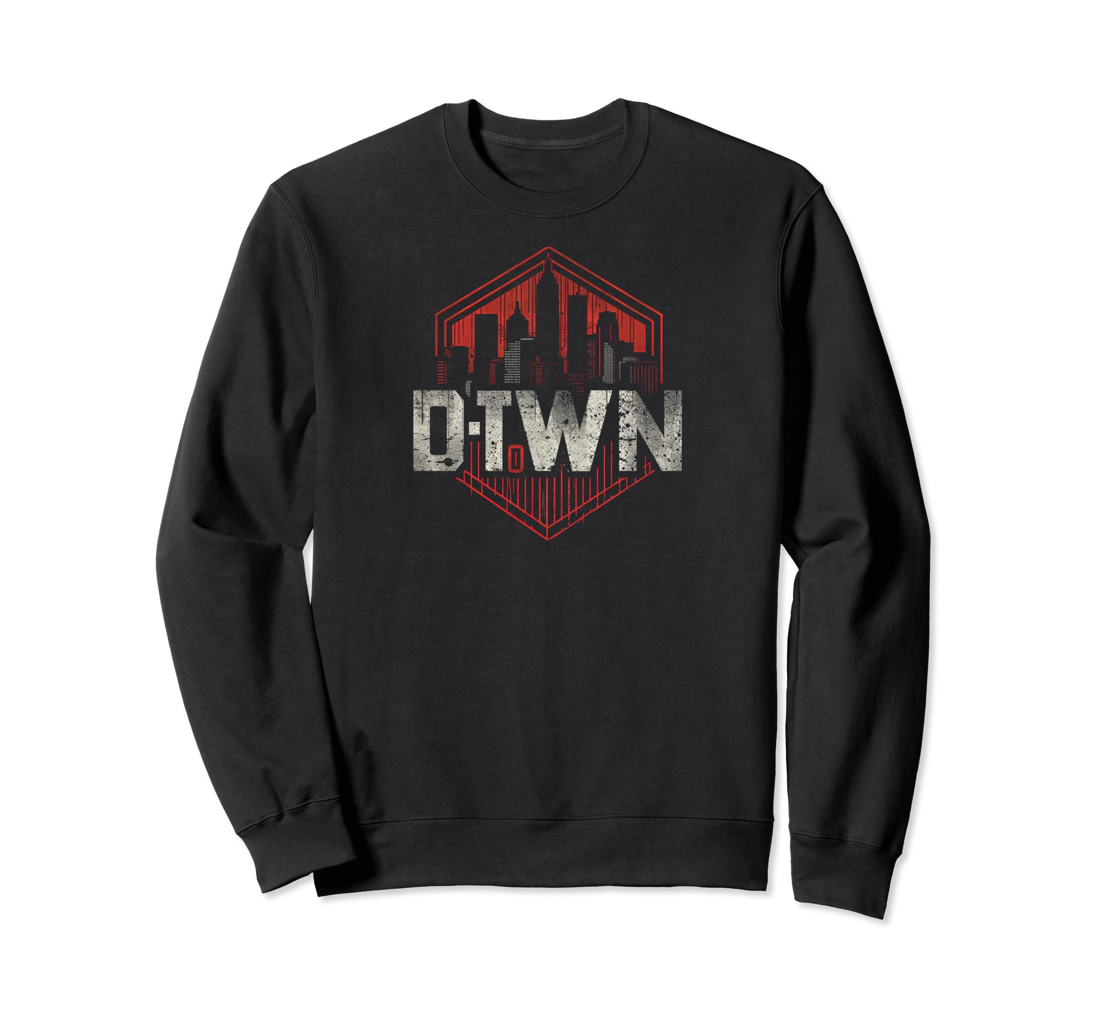 Dtown Grit 90S Grunge Urbandecay Sweatshirt - Fun Novelty Design Men Women - T-Shirt, Sweatshirt, Hoodie
