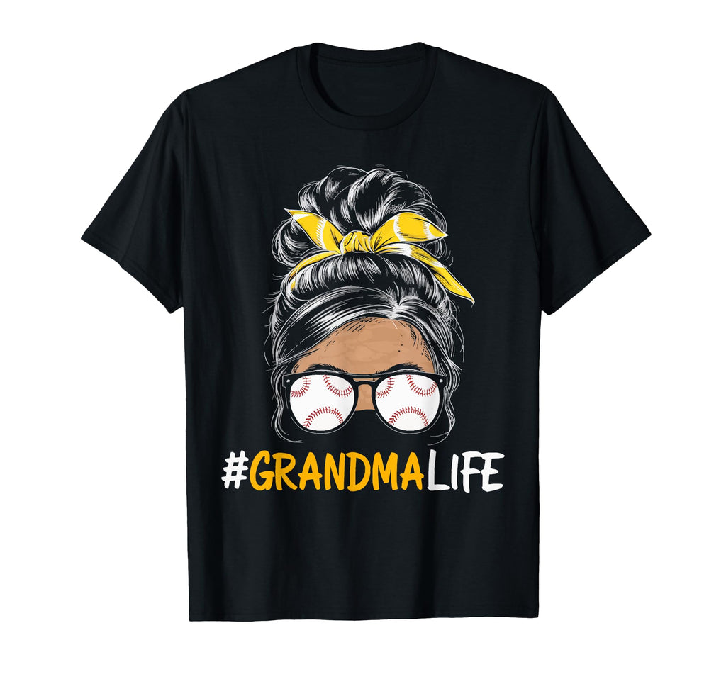 Baseball Grandma Grandmother Granny T-Shirt - Graphic Print Men Women - T-Shirt, Sweatshirt, Hoodie