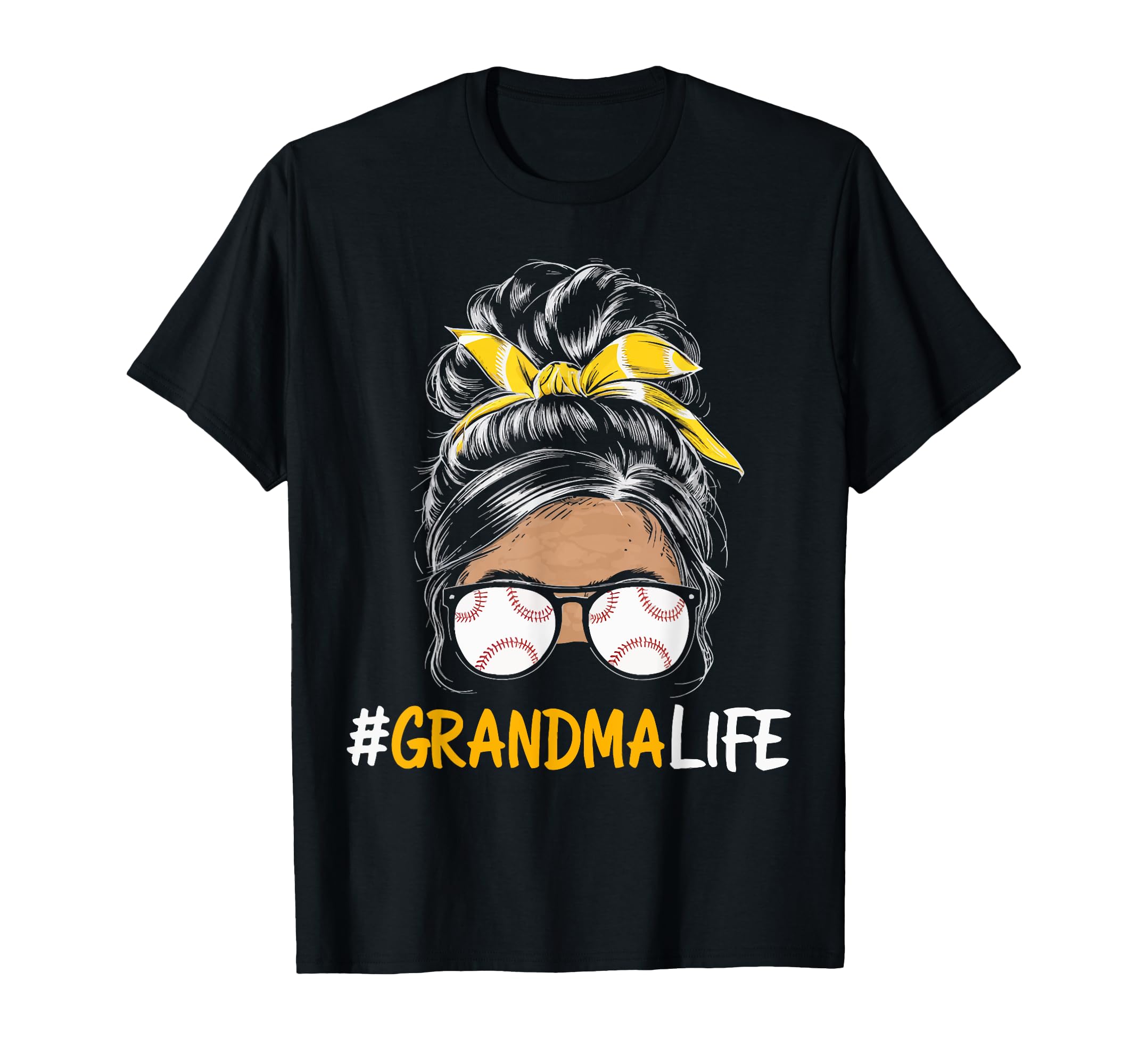 Baseball Grandma Grandmother Granny T-Shirt - Graphic Print Men Women - T-Shirt, Sweatshirt, Hoodie