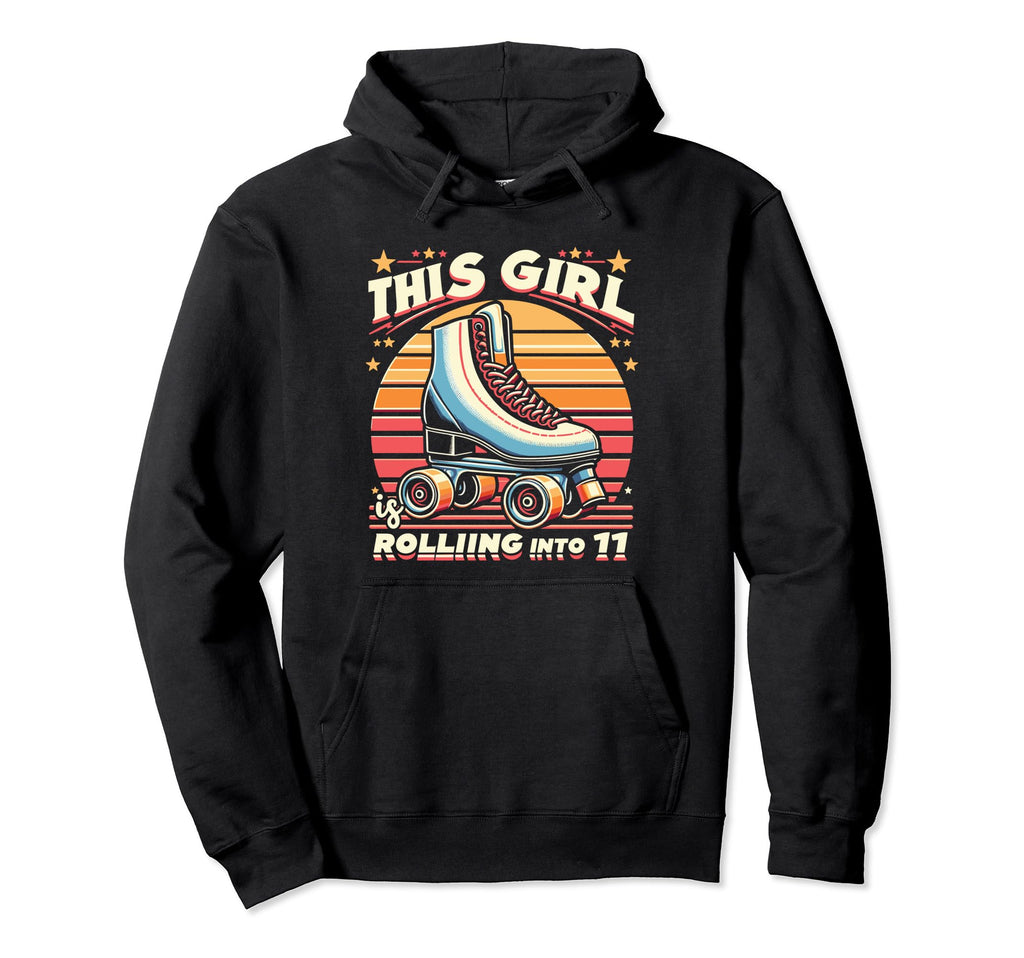 This Is Rolling Into 11 Roller Skates Hoodie - Aesthetic Graphic Unisex - T-Shirt, Sweatshirt, Hoodie