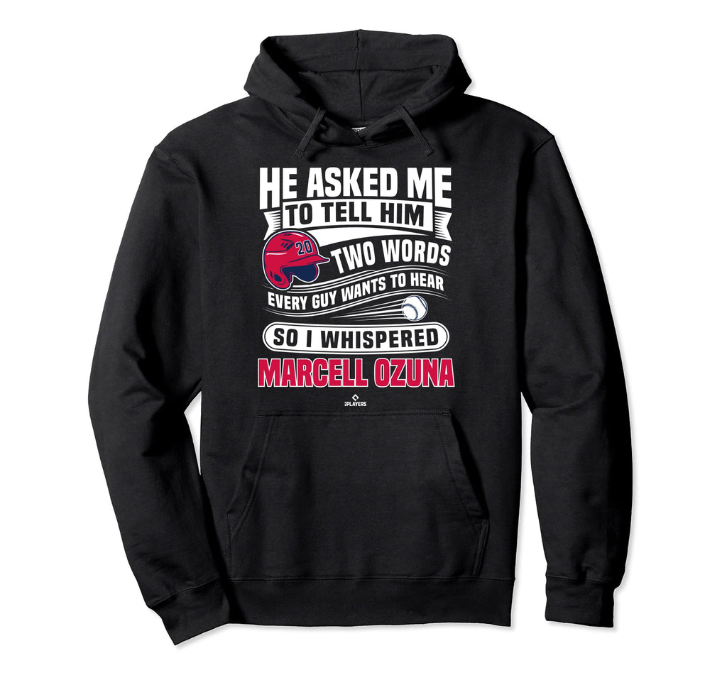 So I Whispered Marcell Ozuna Funny Atlanta Hoodie - Unique Graphic Unisex - T-Shirt, Sweatshirt, Hoodie