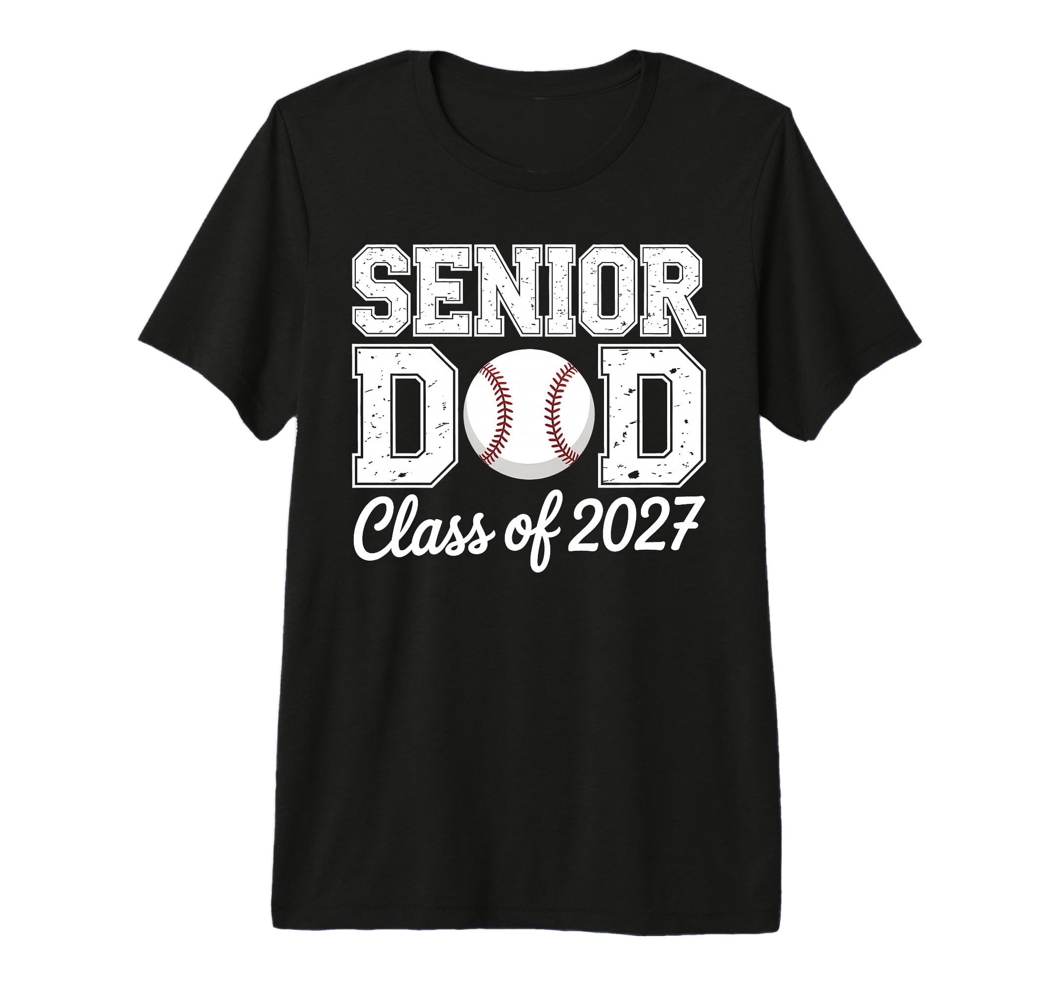 Class 2027 Baseball Dad Senior T-Shirt - Custom Art Print for Adults - T-Shirt, Sweatshirt, Hoodie