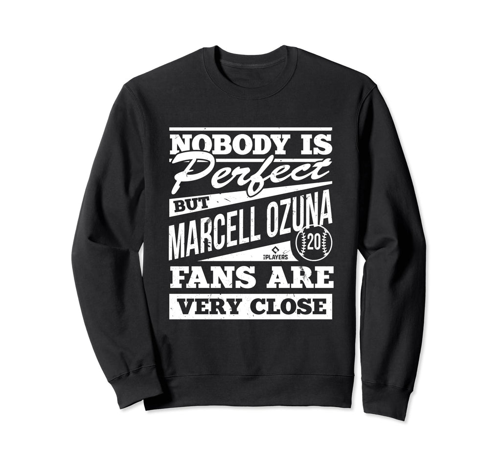Nobody Is Marcell Ozuna Baseball Sweatshirt - Custom Art Print Unisex - T-Shirt, Sweatshirt, Hoodie