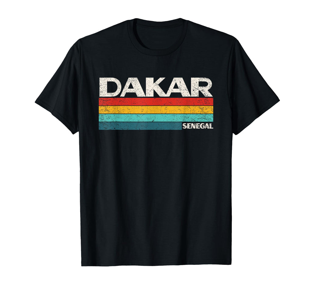 Dakar Senegal Love 70S T-Shirt - Casual Everyday Wear Men Women - T-Shirt, Sweatshirt, Hoodie
