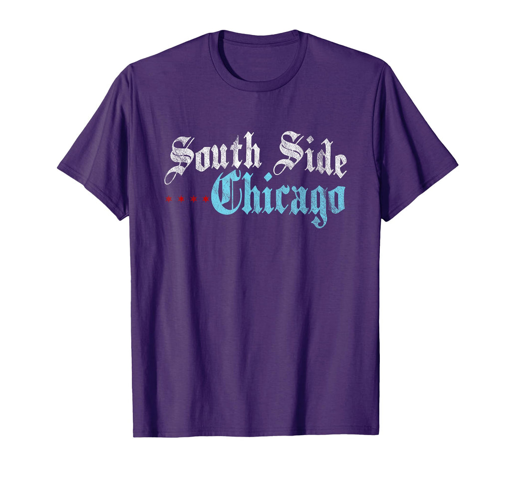 Southside Chicago Il Distressed T-Shirt - Casual Everyday Wear Men Women - T-Shirt, Sweatshirt, Hoodie
